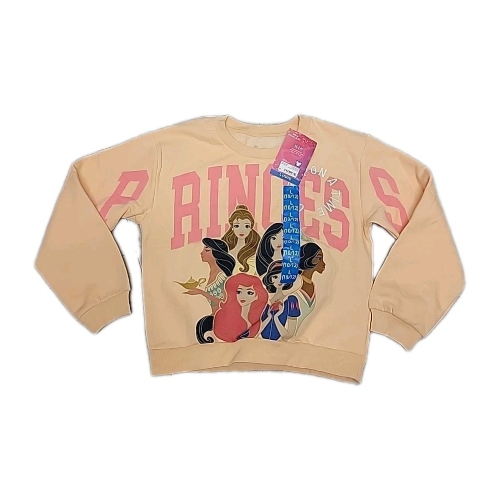 Character Girls Soft Crewneck Graphic Print Sweatshirt‎ Large 10/12
